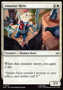Amateur Hero - Magic: The Gathering | Marvel's Spider - Man: Eternal (Common) [SPE - 1] - El Duelista