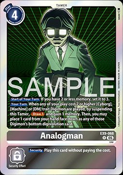 Analogman (EX9 - 068) (V.1)⁣ - Versus Monsters⁣ (Rare)⁣ [068] - El Duelista