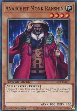 Anarchist Monk Ranshin⁣ - Speed Duel: Streets of Battle City⁣ (Common)⁣ [G04] - El Duelista