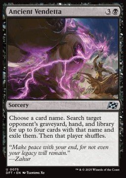 Ancient Vendetta⁣ - Aetherdrift⁣ (Uncommon)⁣ [75] - El Duelista
