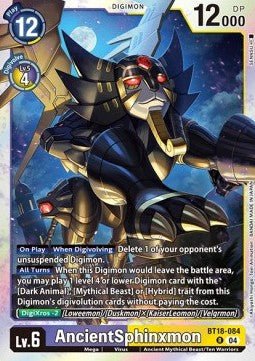 AncientSphinxmon (BT18 - 084)⁣ - Special Booster Ver 2.0⁣ (Rare)⁣ [084] - El Duelista