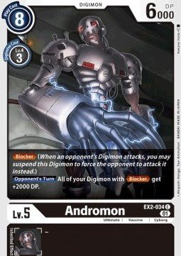 Andromon (EX2 - 034)⁣ - Digital Hazard⁣ (Common)⁣ [034] - El Duelista