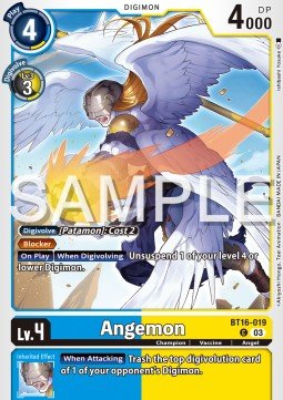 Angemon (BT16 - 019)⁣ - Beginning Observer⁣ (Common)⁣ [019] - El Duelista