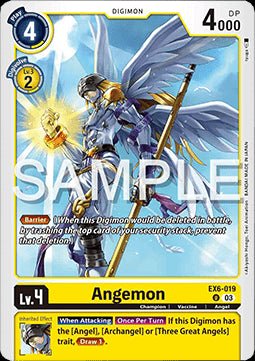 Angemon (EX6 - 019) - Infernal Ascension (Uncommon) [EX - 06 - 019] - El Duelista