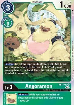 Angoramon (RB1 - 020) (V.1)⁣ - Resurgence Booster⁣ (Uncommon)⁣ [020] - El Duelista