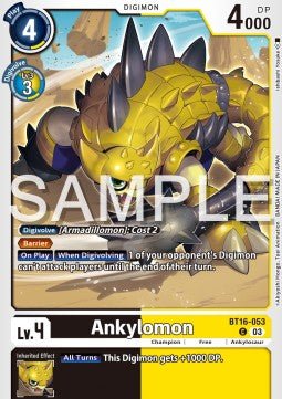 Ankylomon (BT16 - 053)⁣ - Beginning Observer⁣ (Common)⁣ [053] - El Duelista