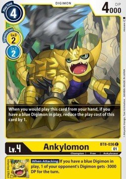 Ankylomon (BT8 - 036)⁣ - New Awakening⁣ (Common)⁣ [036] - El Duelista