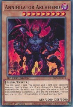 Annihilator Archfiend⁣ - Speed Duel GX: Duelists of Shadows⁣ (Common)⁣ [E11] - El Duelista