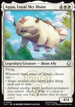 Appa, Loyal Sky Bison - Magic: The Gathering | Avatar: The Last Airbender (Uncommon) [TLA - 9] - El Duelista