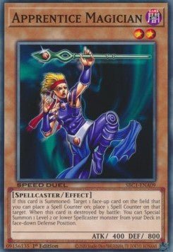 Apprentice Magician⁣ - Speed Duel: Streets of Battle City⁣ (Common)⁣ [A09] - El Duelista