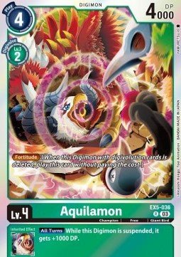 Aquilamon (EX5 - 036)⁣ - Animal Colosseum⁣ (Rare)⁣ [036] - El Duelista