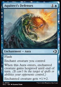 Aquitect's Defenses - Lorwyn Eclipsed (Common) [ECL - 44] - El Duelista