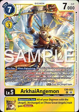 ArkhaiAngemon (EX6 - 021)⁣ - Infernal Ascension⁣ (Rare)⁣ [021] - El Duelista