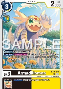 Armadillomon (BT16 - 049)⁣ - Beginning Observer⁣ (Common)⁣ [049] - El Duelista