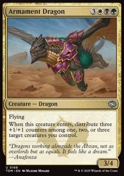 Armament Dragon⁣ - Tarkir: Dragonstorm⁣ (Uncommon)⁣ [168] - El Duelista