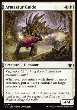 Armasaur Guide⁣ - Magic: The Gathering Foundations⁣ (Common)⁣ [3] - El Duelista