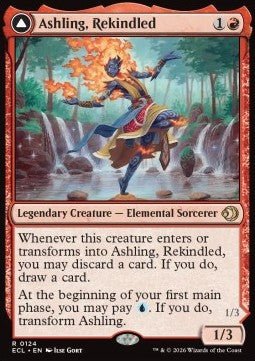 Ashling, Rekindled // Ashling, Rimebound - Lorwyn Eclipsed (Rare) [ECL - 124] - El Duelista