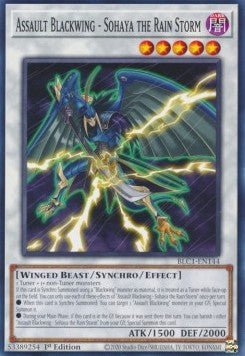 Assault Blackwing - Sohaya the Rain Storm - Battles of Legend: Chapter 1 (Common) [BLC1 - 144] - El Duelista