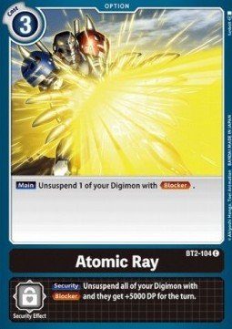 Atomic Ray (BT2 - 104)⁣ - Release Special Booster v1.0⁣ (Common)⁣ [BT2 - 104] - El Duelista