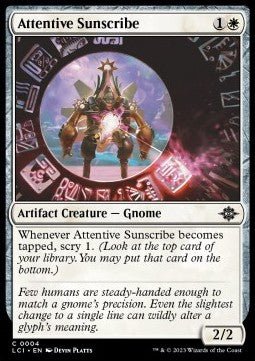 Attentive Sunscribe⁣ - The Lost Caverns of Ixalan⁣ (Common)⁣ [4] - El Duelista