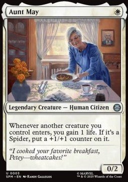 Aunt May - Magic: The Gathering | Marvel's Spider - Man (Uncommon) [SPM - 3] - El Duelista