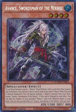 Avance, Swordsman of the Nekroz⁣ - Battles of Legend: Monster Mayhem⁣ (Secret Rare)⁣ [024] - El Duelista
