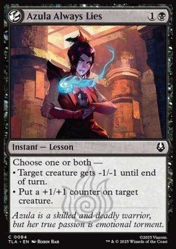 Azula Always Lies - Magic: The Gathering | Avatar: The Last Airbender (Common) [TLA - 84] - El Duelista