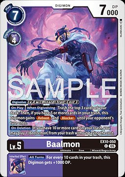 Baalmon (EX10 - 050) (V.1) - Sinister Order (Common) [050] - El Duelista