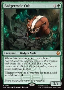 Badgermole Cub - Magic: The Gathering | Avatar: The Last Airbender (Mythic) [TLA - 167] - El Duelista