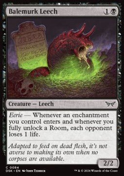 Balemurk Leech⁣ - Duskmourn: House of Horror⁣ (Common)⁣ [84] - El Duelista