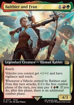 Balthier and Fran (V.3)⁣ - Magic: The Gathering - FINAL FANTASY: Extras⁣ (Rare)⁣ [477] - El Duelista