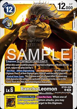 BanchoLeomon (BT20 - 036)⁣ - Special Booster Ver 2.5⁣ (Uncommon)⁣ [036] - El Duelista