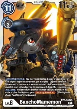 BanchoMamemon (BT8 - 068)⁣ - New Awakening⁣ (Rare)⁣ [068] - El Duelista