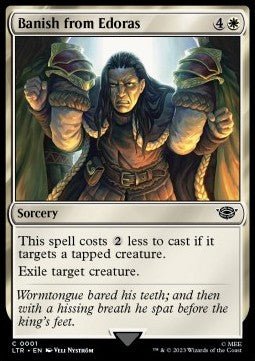 Banish from Edoras - The Lord of the Rings: Tales of Middle - earth (Common) [LTR - 1] - El Duelista