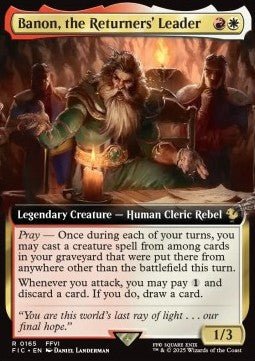 Banon, the Returners' Leader⁣ - Commander: Magic: The Gathering - FINAL FANTASY: Extras⁣ (Rare)⁣ [165] - El Duelista