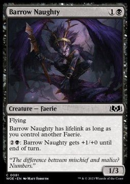Barrow Naughty⁣ - Wilds of Eldraine⁣ (Common)⁣ [81] - El Duelista