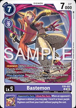 Bastemon (EX6 - 052)⁣ - Infernal Ascension⁣ (Uncommon)⁣ [052] - El Duelista