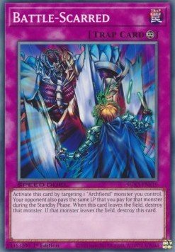 Battle - Scarred⁣ - Speed Duel GX: Duelists of Shadows⁣ (Common)⁣ [E19] - El Duelista