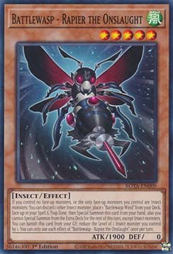 Battlewasp - Rapier the Onslaught⁣ - Rage of the Abyss⁣ (Common)⁣ [009] - El Duelista