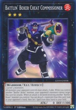Battlin' Boxer Cheat Commissioner⁣ - Legendary Duelists: Soulburning Volcano⁣ (Common)⁣ [058] - El Duelista
