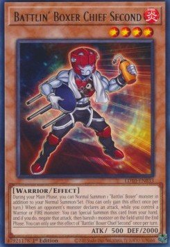 Battlin' Boxer Chief Second⁣ - Legendary Duelists: Soulburning Volcano⁣ (Rare)⁣ [033] - El Duelista