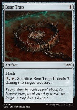Bear Trap⁣ - Duskmourn: House of Horror⁣ (Common)⁣ [243] - El Duelista