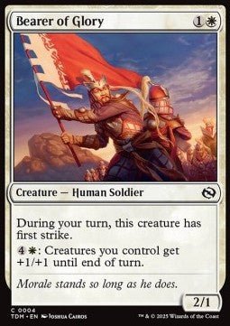 Bearer of Glory⁣ - Tarkir: Dragonstorm⁣ (Common)⁣ [4] - El Duelista