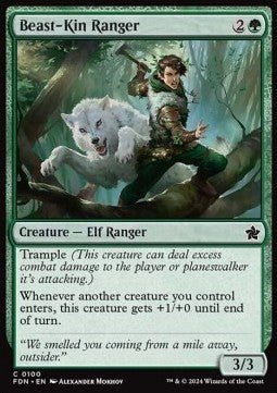 Beast - Kin Ranger⁣ - Magic: The Gathering Foundations⁣ (Common)⁣ [100] - El Duelista