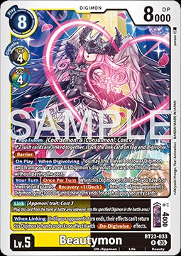 Beautymon (BT23 - 033) - Hackers' Slumber (Rare) [BT - 23 - 033] - El Duelista