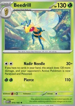 Beedrill⁣ - 151⁣ (Rare)⁣ [015] - El Duelista