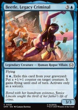 Beetle, Legacy Criminal - Magic: The Gathering | Marvel's Spider - Man (Common) [SPM - 26] - El Duelista