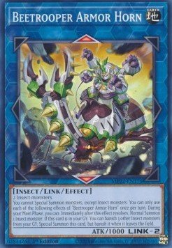 Beetrooper Armor Horn - 2022 Tin of the Pharaoh's Gods (Common) [MP22 - 176] - El Duelista