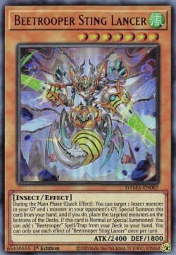Beetrooper Sting Lancer - Dawn of Majesty (Ultra Rare) [DAMA - 087] - El Duelista