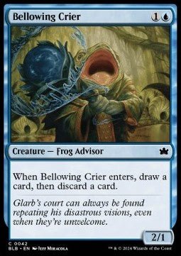 Bellowing Crier⁣ - Bloomburrow⁣ (Common)⁣ [42] - El Duelista